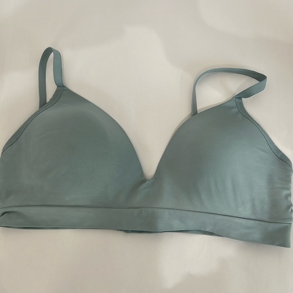 Third Love 1x Wireless Bralette Bra‎ Green/Gray Color - Picture 1 of 5